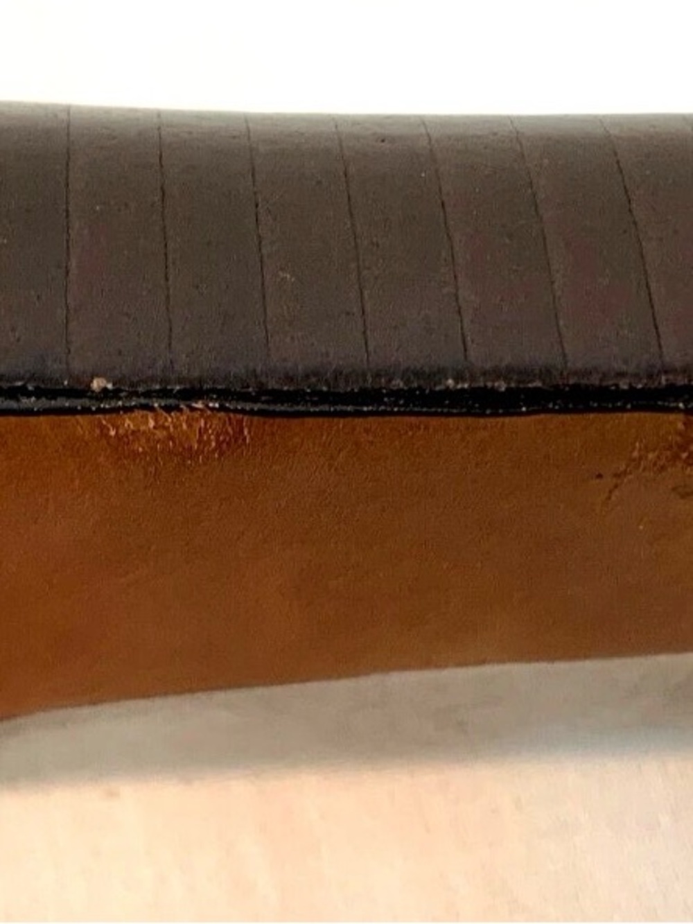 (CALLOUT) COACH Black Leather Fringe Open-Toe Mules with Gold Hardware - Picture 7 of 10